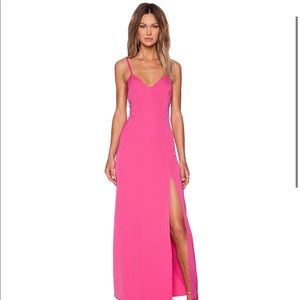x Naven Twins Honey Maxi Dress in Pink